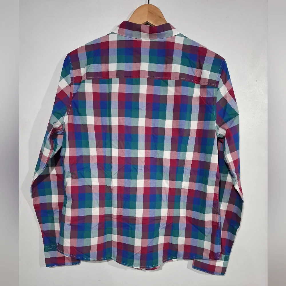 Brooks Brothers 346 Women’s Plaid Button-Down Shirt Size 12 Cotton Preppy Office - Picture 4 of 11